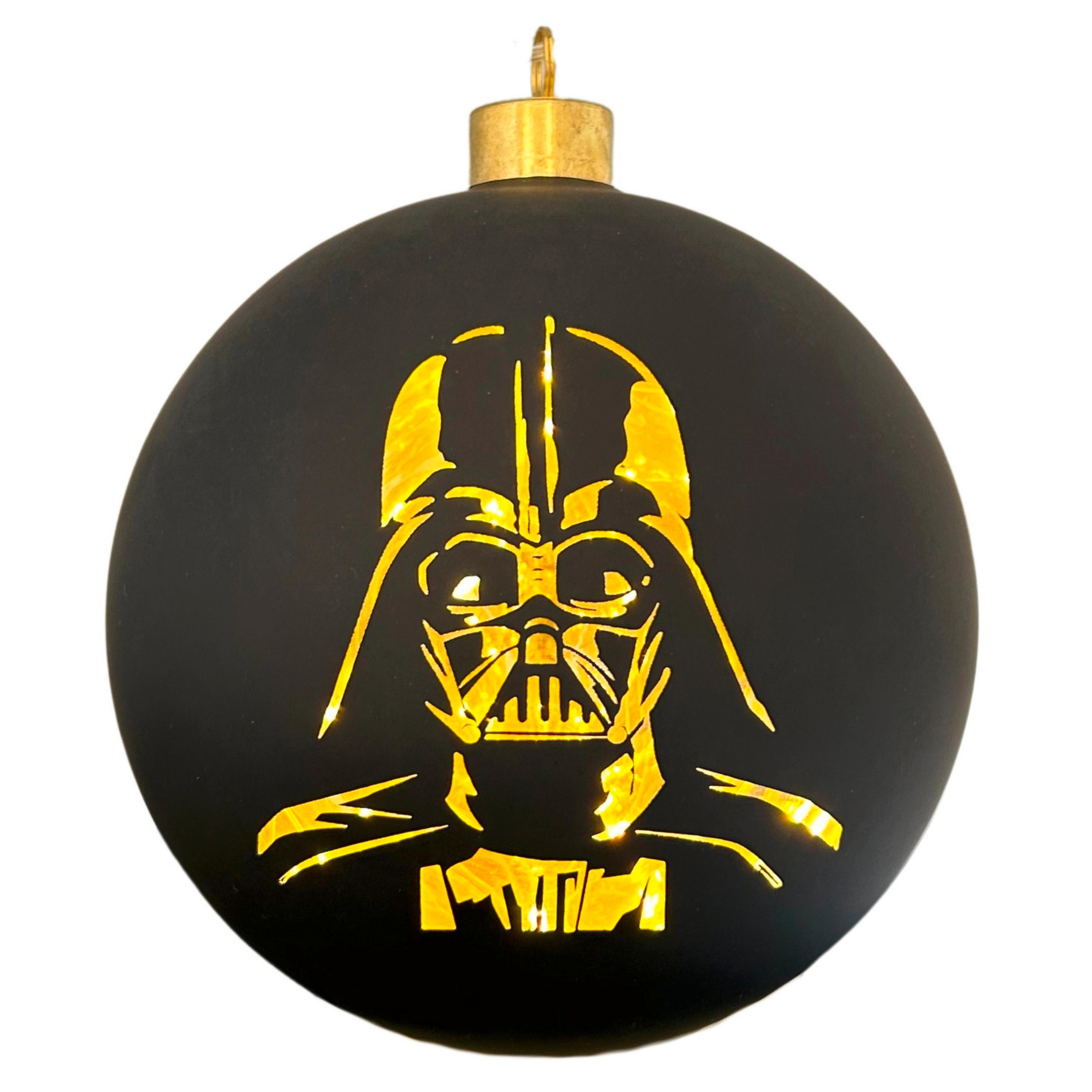 CHRISTBAUMANHÄNGER  - Schwarz, Basics, Glas (15cm) - Disney