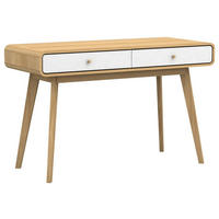 SCHREIBTISCH 120/79/50 cm  in Weiß, Eichefarben  - Eichefarben/Weiß, Design, Holz/Holzwerkstoff (120/79/50cm) - MID.YOU