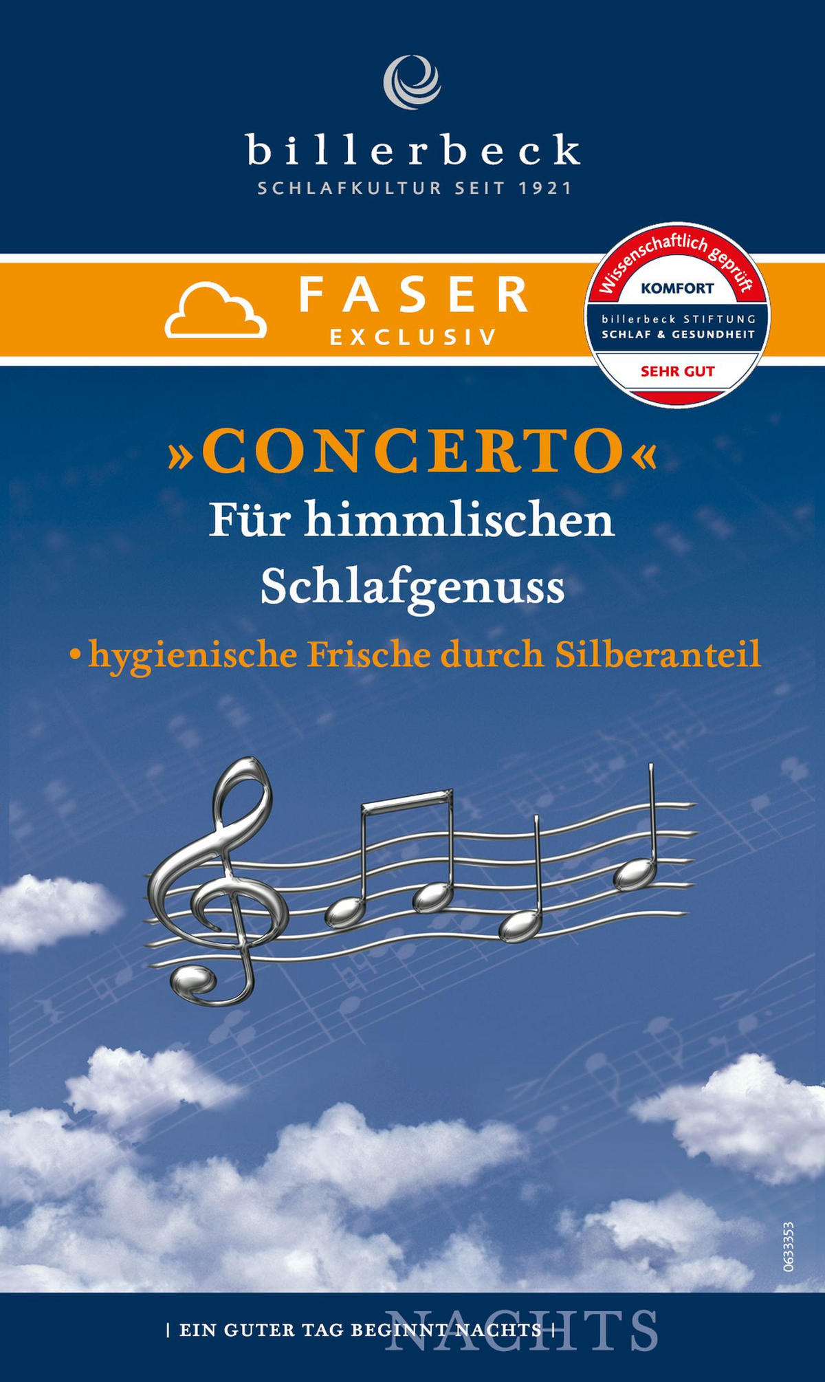 VIERJAHRESZEITENDECKE  Concerto Duett  135/200 cm   - Weiß, Basics, Textil (135/200cm) - Billerbeck
