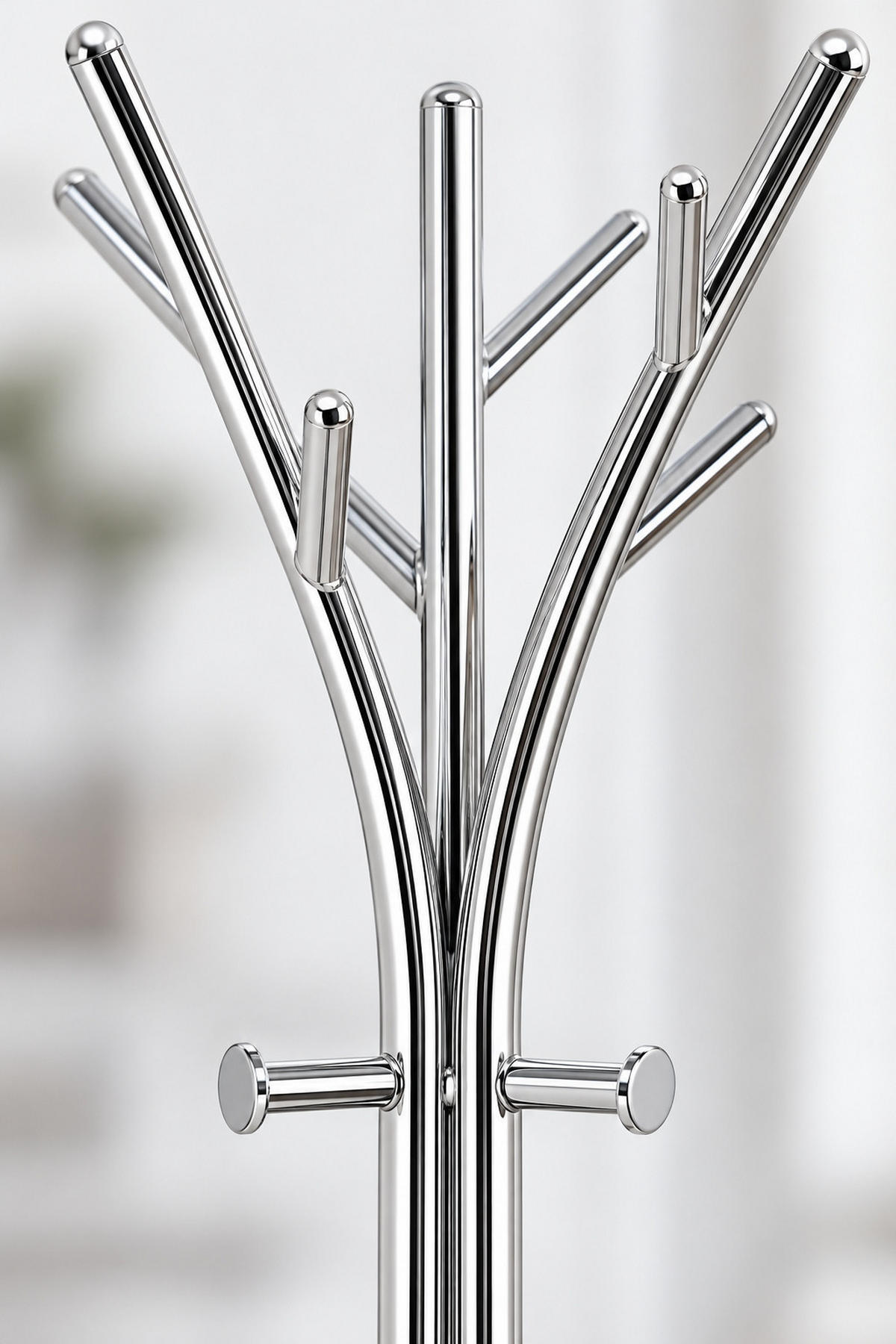 KLEIDERSTÄNDER in Chromfarben 36/173/36 cm   - Chromfarben, Design, Metall (36/173/36cm) - Xora