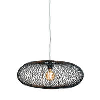 HÄNGLAMPA GOOD&MOJO 63/40 cm  - svart, Natur, naturmaterial (63/40cm) - Good & Mojo