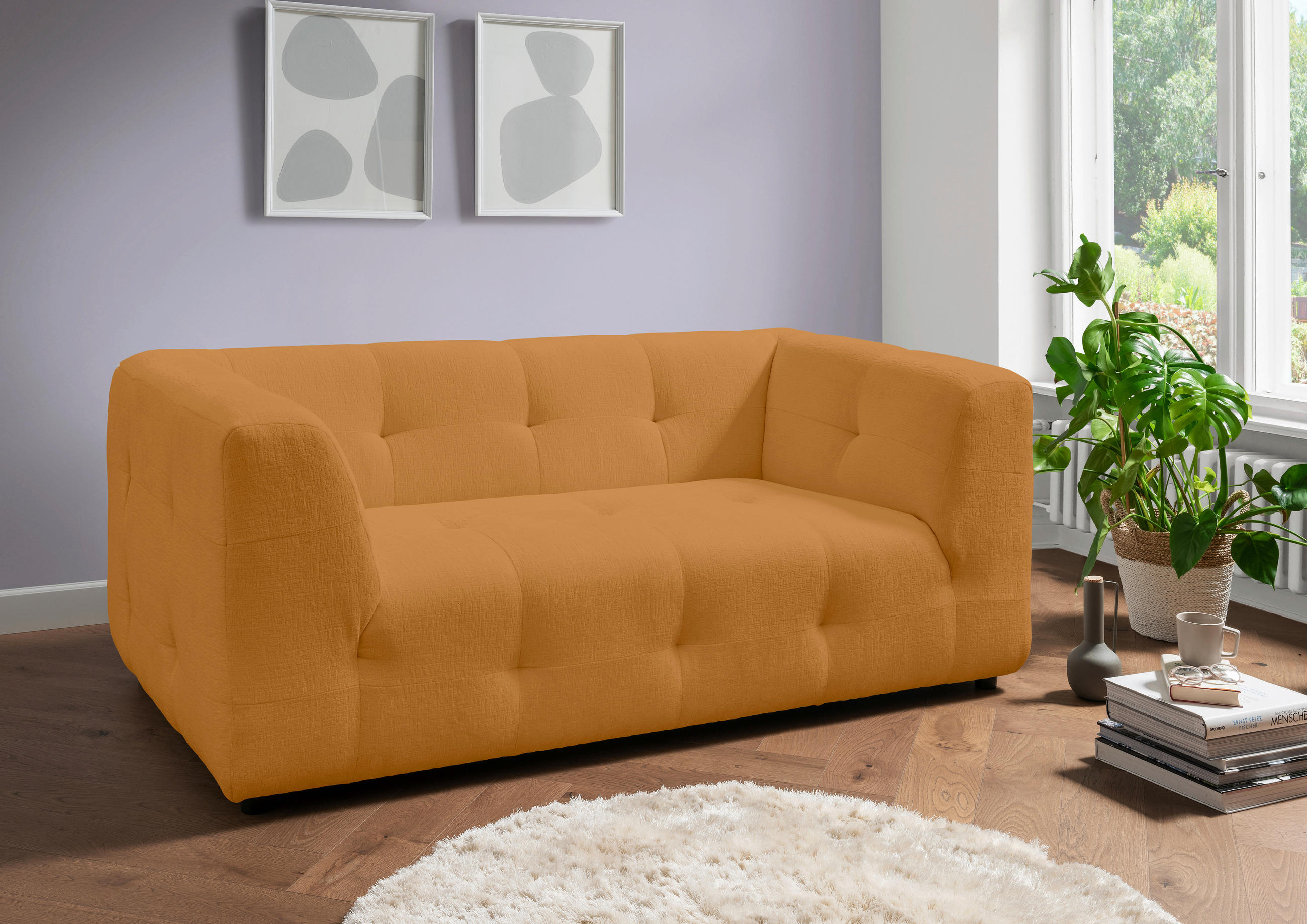 2-sitzer-sofa Velice, Goldfarben B: 184 Cm