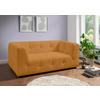 2-SITZER-SOFA Mikrofaser Goldfarben  - Goldfarben/Schwarz, Design, Kunststoff/Textil (184/72/95cm) - Livetastic
