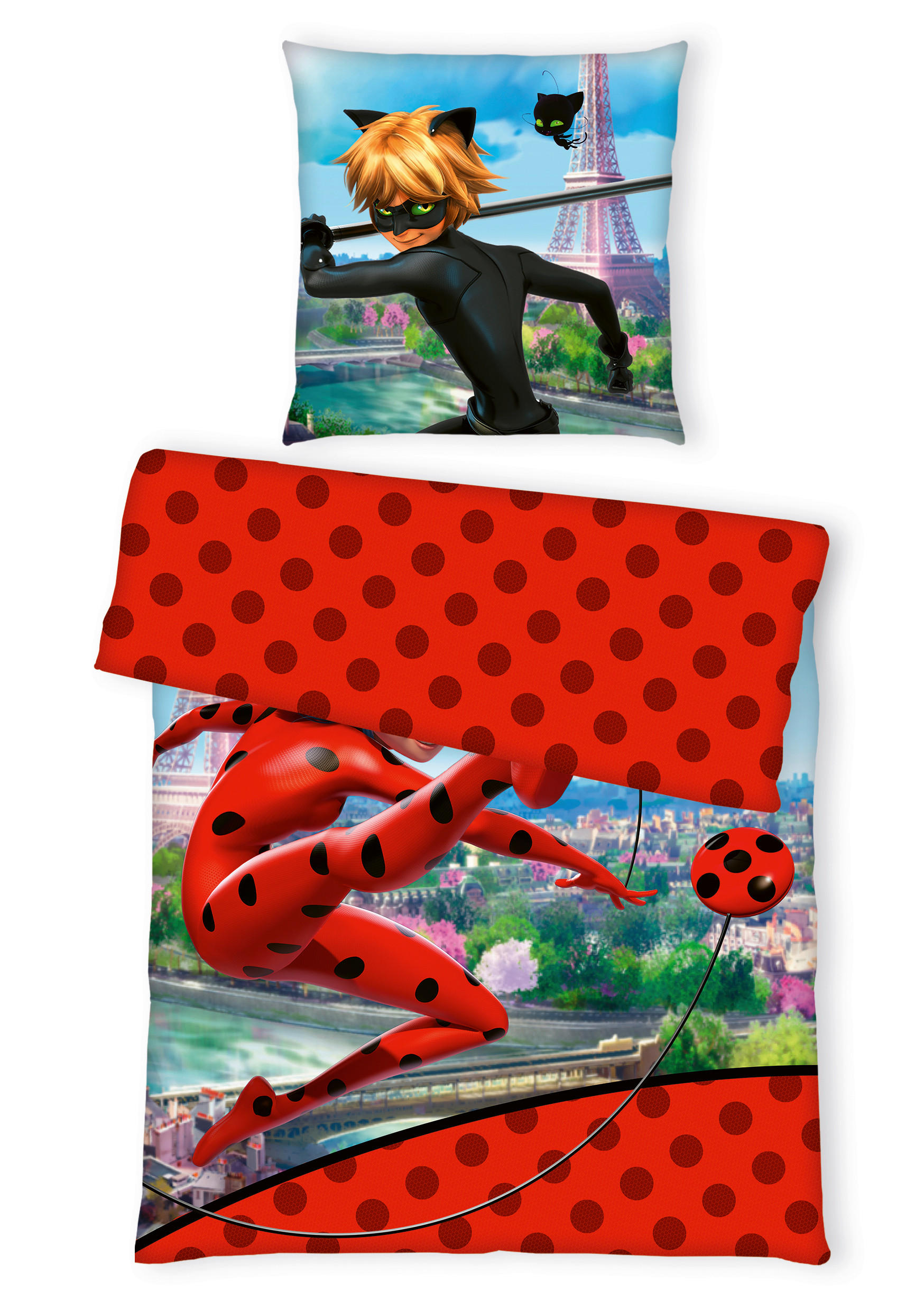 JUGENDBETTWÄSCHE 135/200 cm  - Rot, Basics, Textil (135/200cm) - Herding