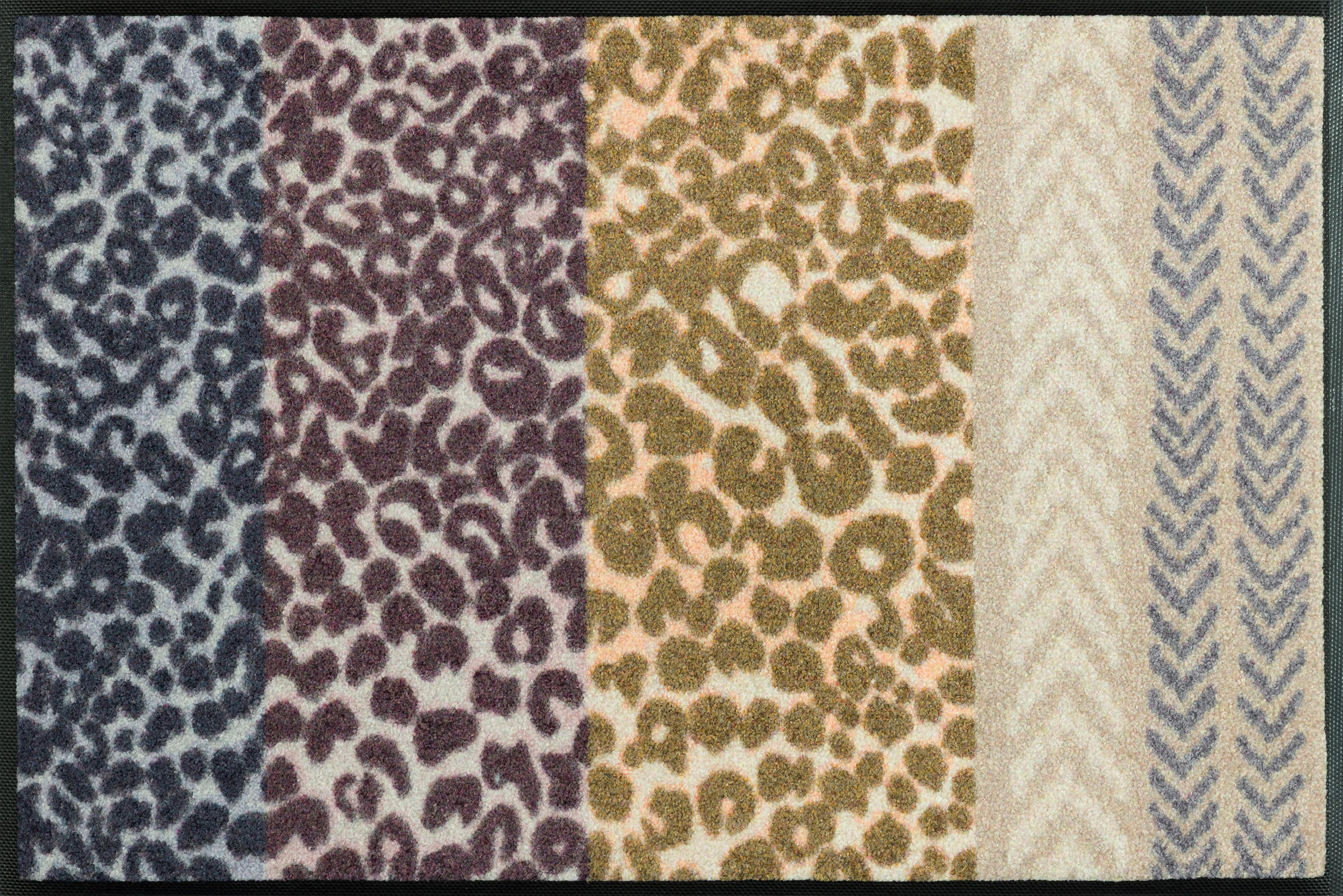 FUßMATTE  50/75 cm  Lila  - Lila, Design, Kunststoff/Textil (50/75cm) - wash+dry