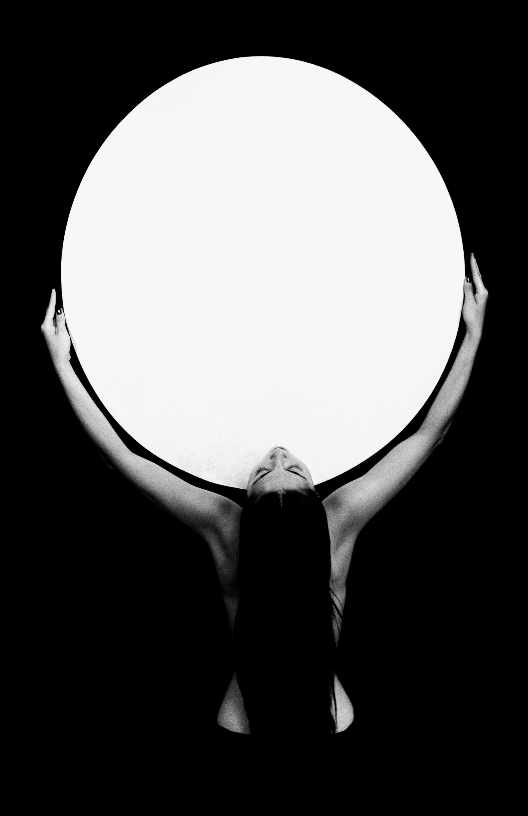 Wandkraft Bild Angèle Etoundi Essamba Schwarz, Weiß 98x148x10 cm