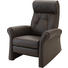 SESSEL Echtleder Braun - Schwarz/Braun, KONVENTIONELL, Leder/Kunststoff (90/106/93cm) - Himolla