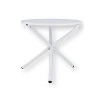GARTENBEISTELLTISCH 53/53/49,5 cm Metall  - Weiß, MODERN, Metall (53/53/49,5cm) - FIAM