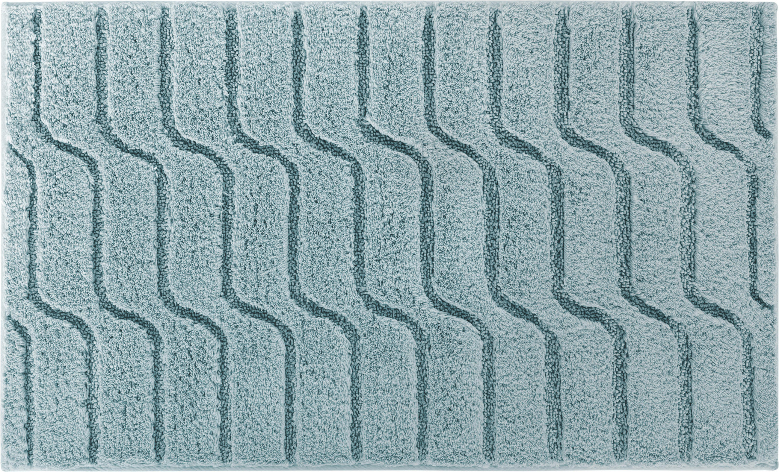 BADTEPPICH  70/120 cm  Salbeigrün   - Salbeigrün, Basics, Kunststoff/Textil (70/120cm) - Grund
