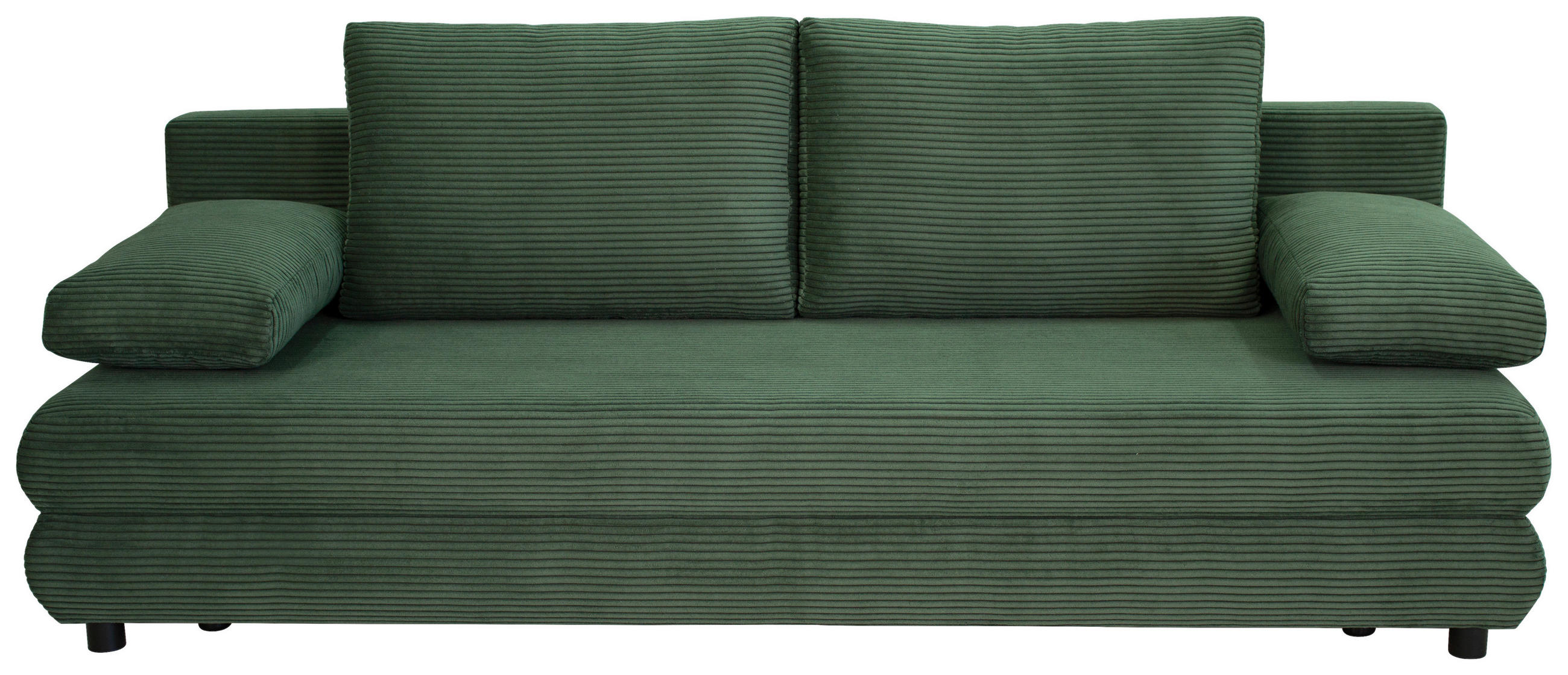 home24 ROZKLÁDACÍ POHOVKA, textil, zelená