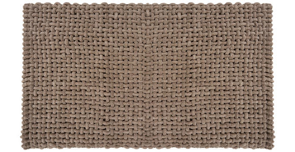 BADEMATTE Taupe 70/120 cm - Taupe, Design, Kunststoff/Textil (70/120cm) - Esposa
