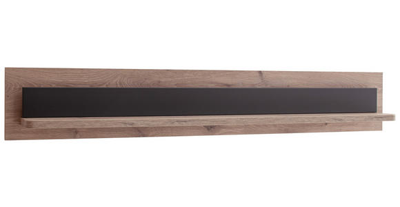 WANDBOARD 150/24/18 cm - Eiche dunkel/Anthrazit, KONVENTIONELL, Holzwerkstoff (150/24/18cm) - Cantus
