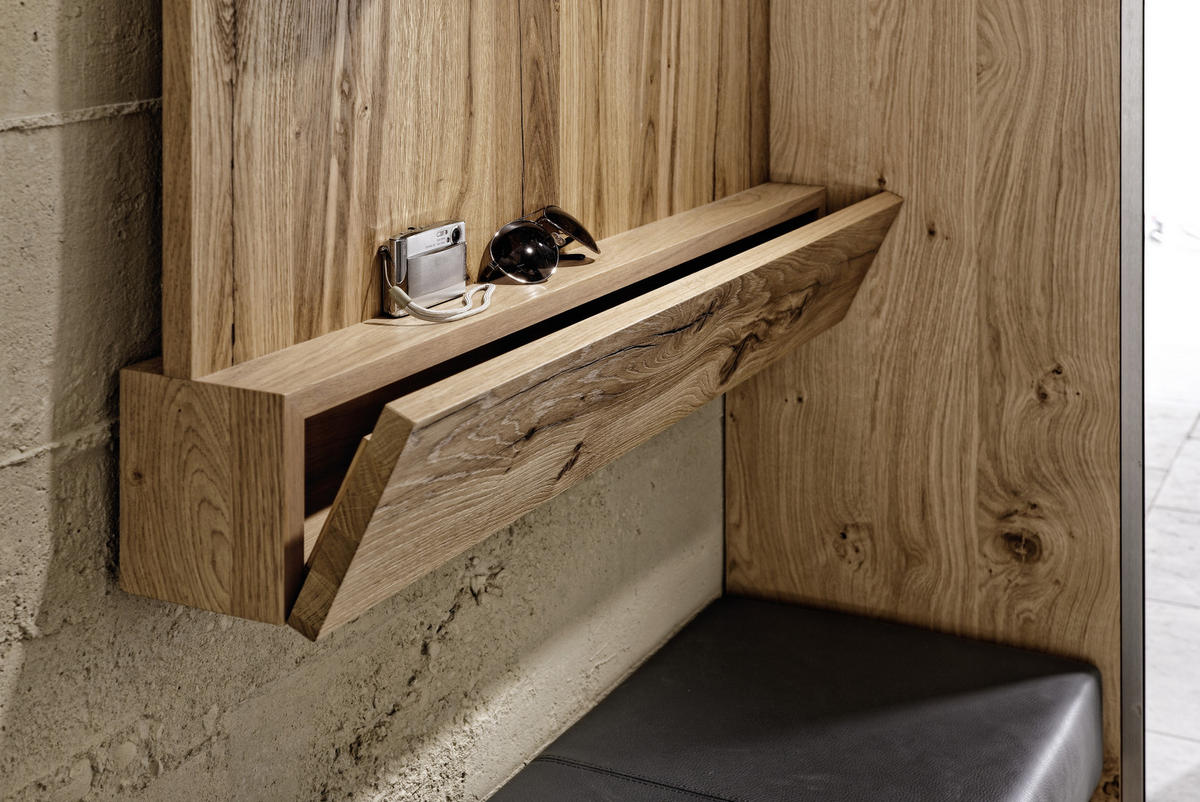 GARDEROBENPANEEL  in 96/114/40 cm  - Eichefarben, Design, Holz (96/114/40cm) - Voglauer