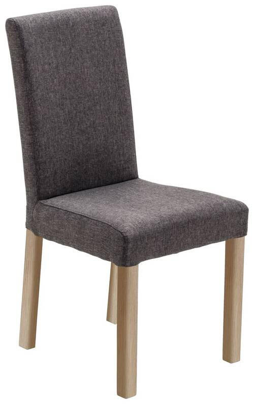 STUHL Webstoff Anthrazit, Sonoma Eiche  - Anthrazit/Sonoma Eiche, KONVENTIONELL, Holz/Textil (44/92/57cm) - Carryhome