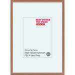 FOTORAHMEN 21/30 cm  - Eichefarben, Basics, Glas/Holzwerkstoff (21/30cm) - Boxxx