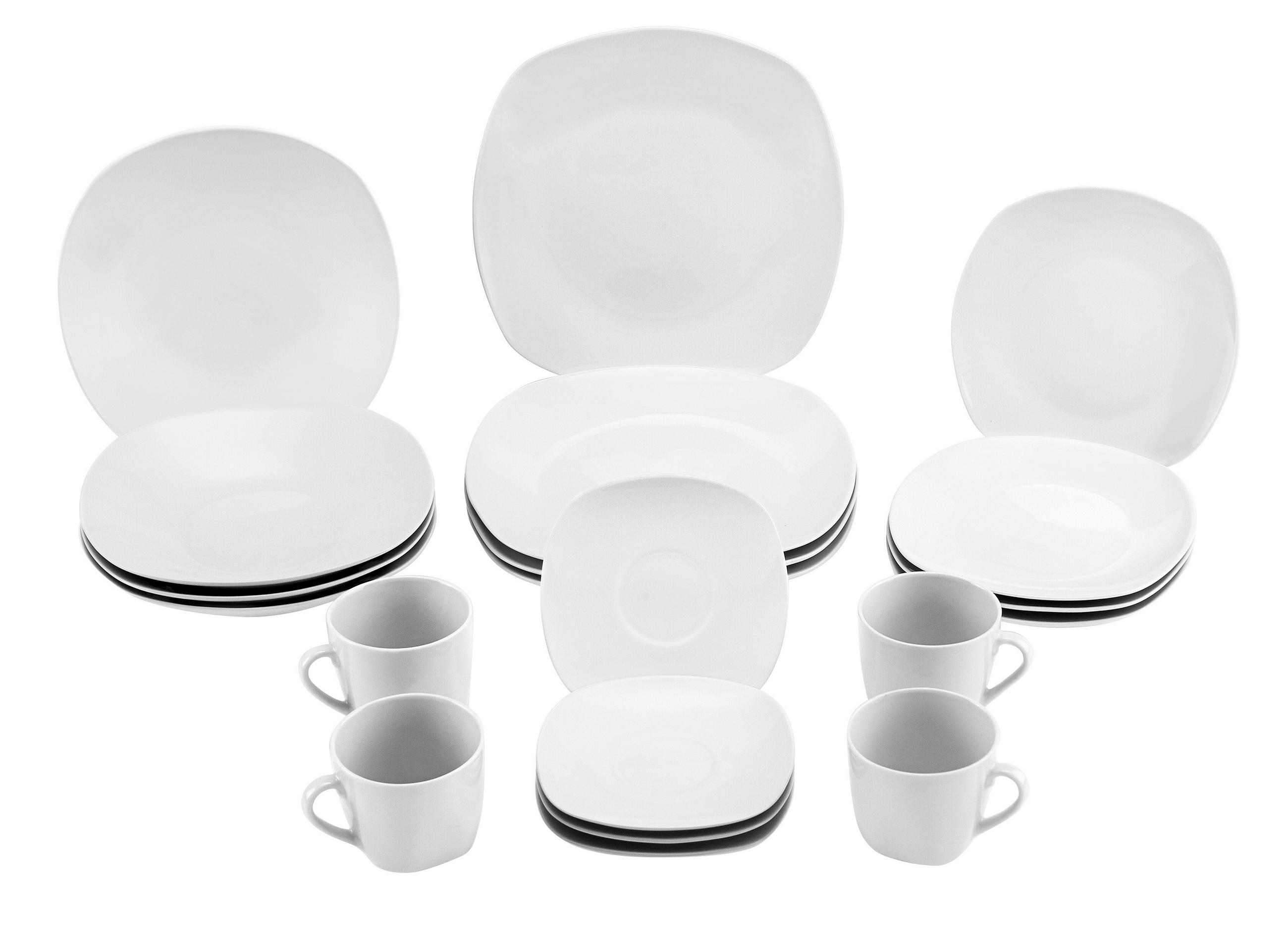 Kombiservice Bärbel Porzellan Für 4 Personen, Geschirr Set