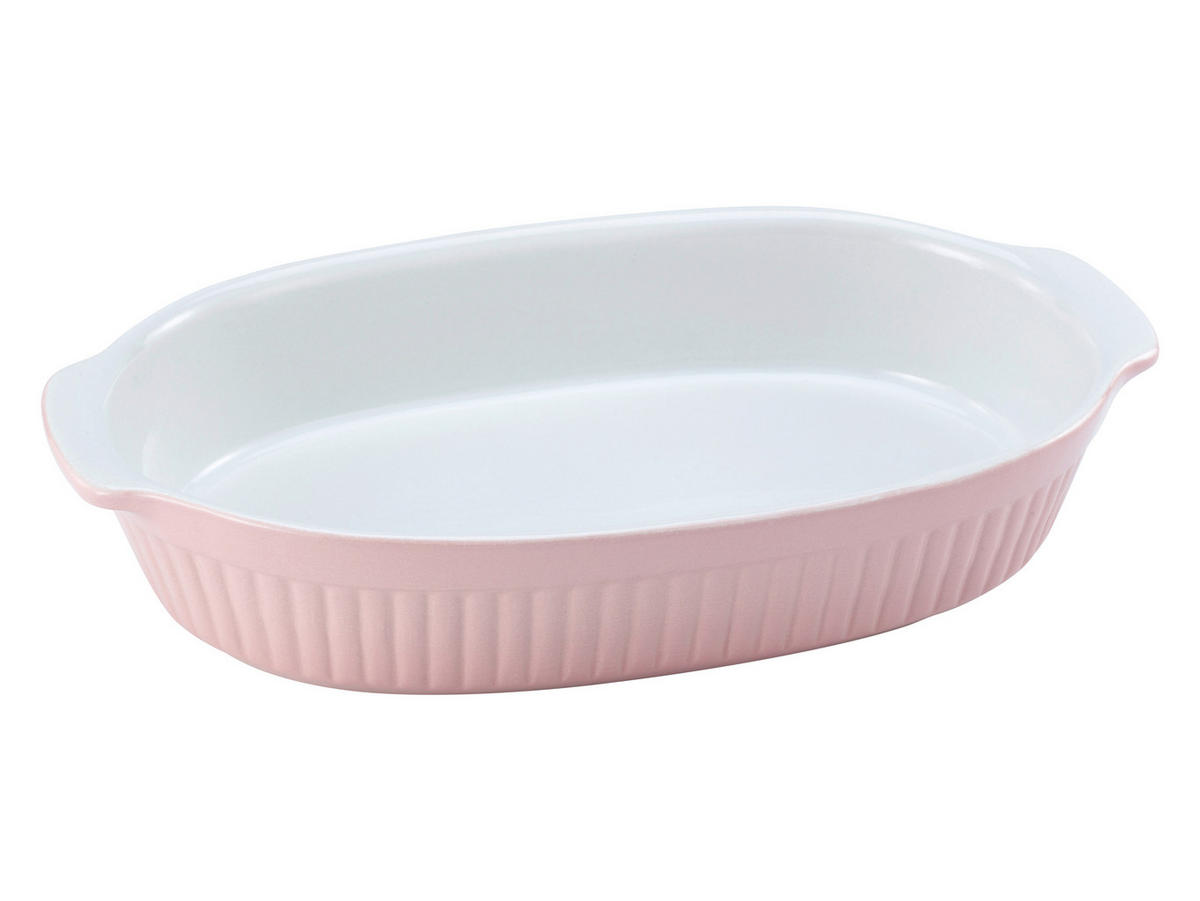 UGNSFORM 33,5/19/5 cm   - rosa, Klassisk, keramik (33,5/19/5cm) - Creatable