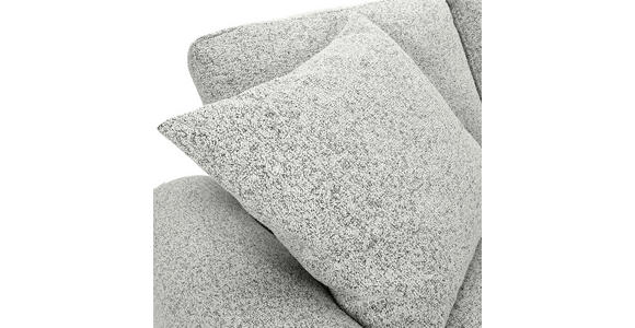 Ecksofa mit Funktion Creme Flachgewebe Zierkissen, Rückenkissen, Bettkasten, Schlaffunktion, Rücken echt, Liegefläche im Originalstoff  - Creme/Schwarz, KONVENTIONELL, Kunststoff/Textil (277/190cm) - Carryhome