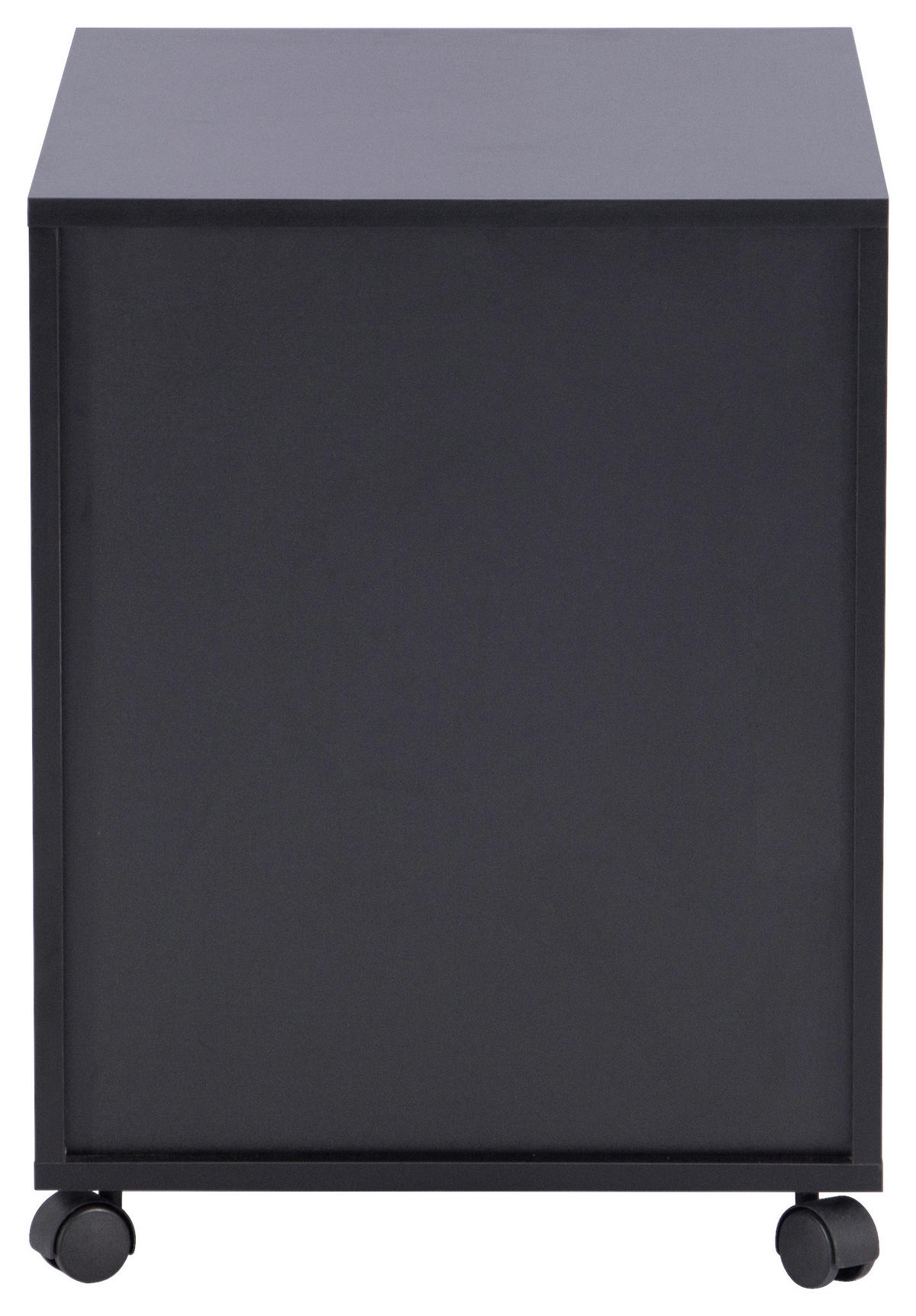 ROLLCONTAINER 43/56/60 cm  - Schwarz, MODERN, Holzwerkstoff/Kunststoff (43/56/60cm) - Livetastic