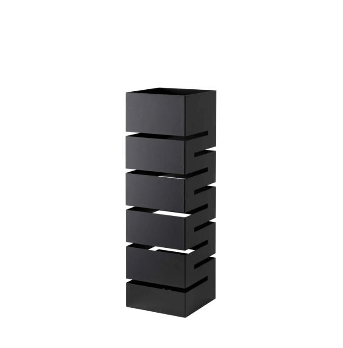 PARAPLYSTÄLL - svart/transparent, Trend, metall/plast (15,5/49/15,5cm) - Ambia Home