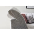 ECKSOFA  in Webstoff Grau  216/302 cm  - Schwarz/Grau, Design, Holz/Textil (216/302cm) - Xora