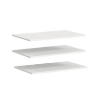 EINLEGEBODENSET 77/2/33 cm  - Weiß, MODERN, Holzwerkstoff (77/2/33cm) - Livetastic