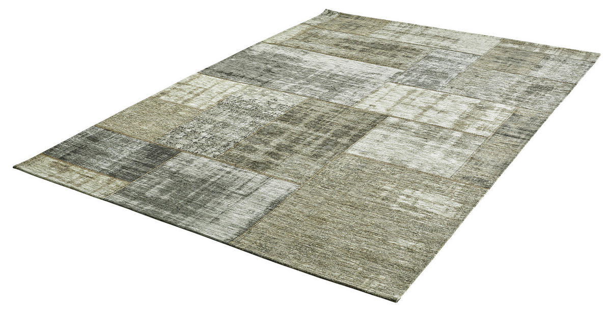 COVOR CU ȚESĂTURĂ PLATĂ My Gent  - argintiu, Design, textil (155/230cm) - Novel