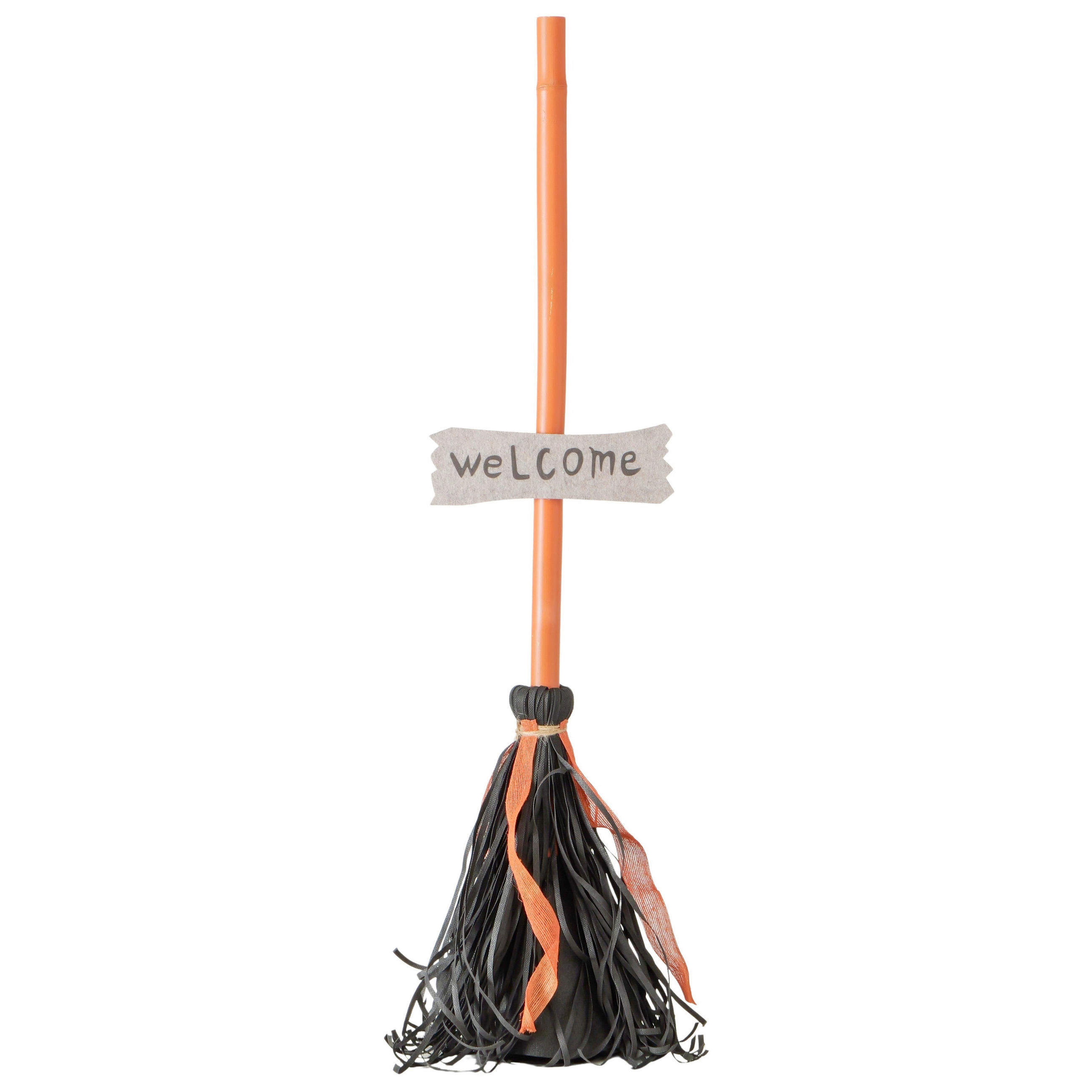 DEKOSTAB - Schwarz/Orange, LIFESTYLE, Holz/Textil (100/6/6cm)