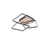 LED-DECKENLEUCHTE    39/42/10 cm  - Braun, Modern, Kunststoff (39/42/10cm)