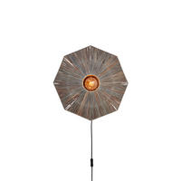 WANDLEUCHTE 45/7 cm   - Dunkelgrau, Basics, Naturmaterialien (45/7cm) - Good & Mojo