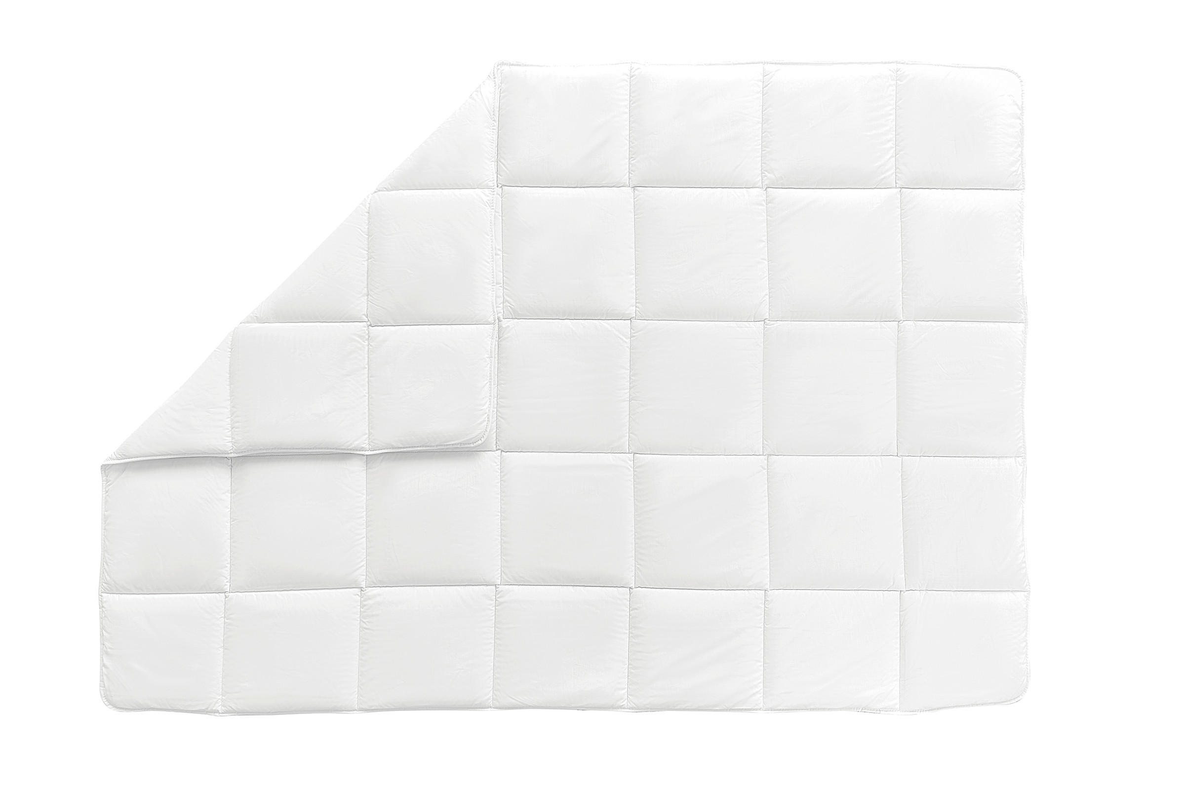 BETTDECKE - Weiß, Basics, Textil (155/220/7cm) - Yatas