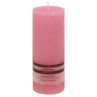 STUMPENKERZE  - Rosa, Basics, Paraffin (7,8/20,0cm) - Steinhart