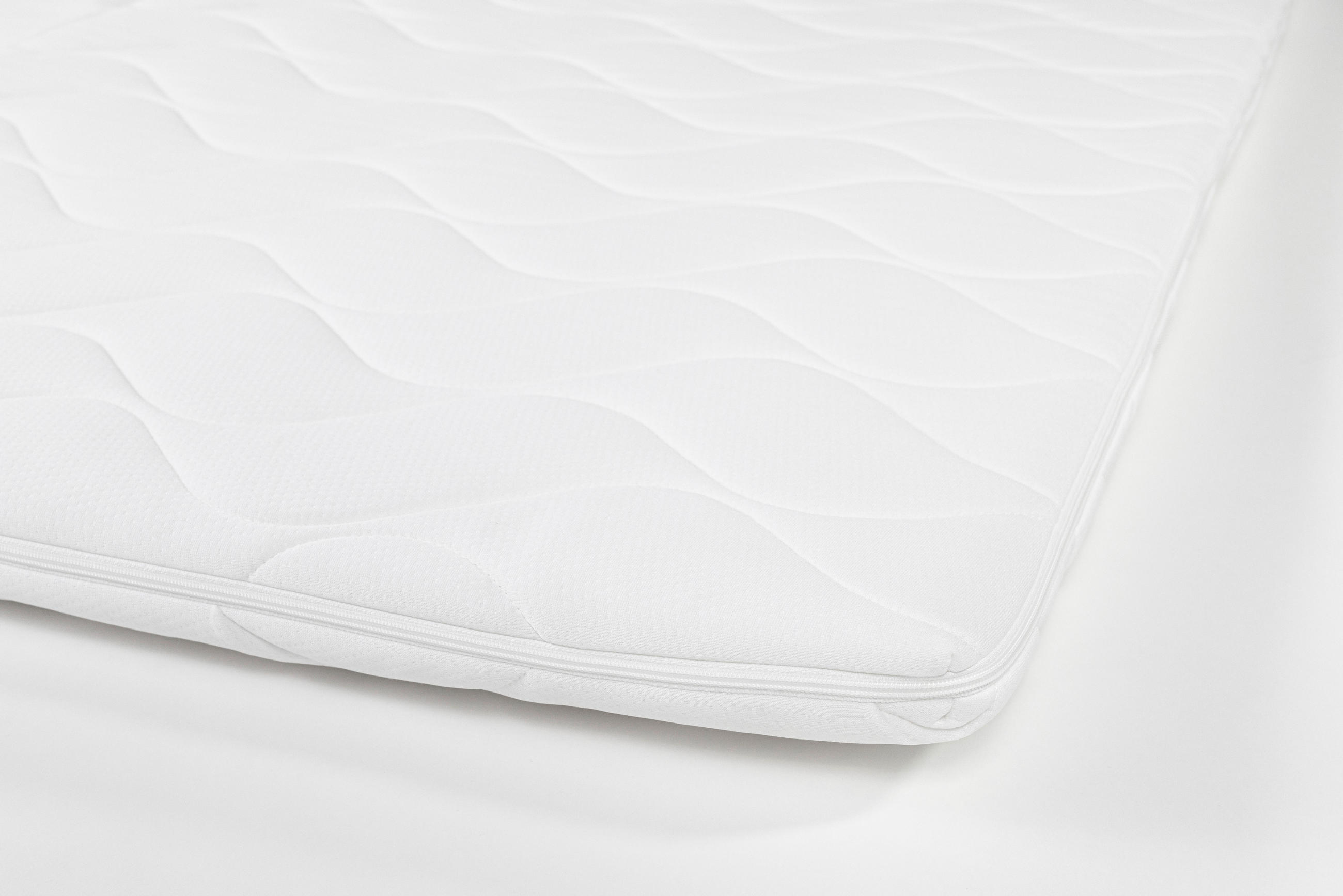 TOPPER 120/200 cm Höhe ca. 6 cm  - Weiß, MODERN, Textil (120/200cm) - Livetastic