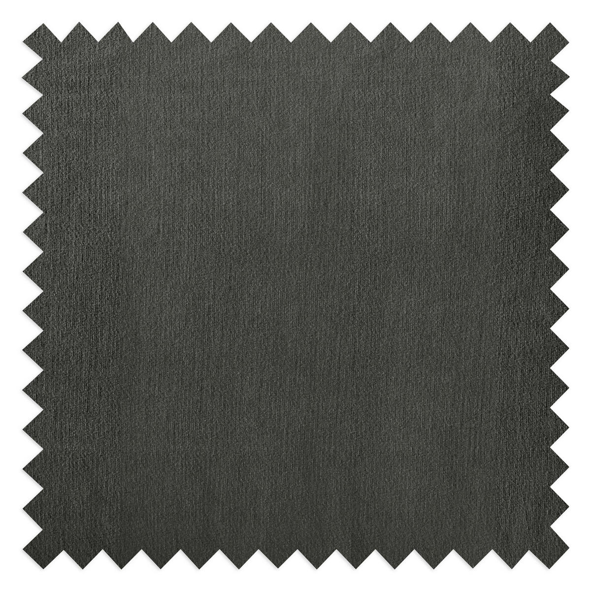 3-SITZER-SOFA JULI Samt Dunkelgrau  - Dunkelgrau/Schwarz, Design, Holz/Textil (203/86/100cm) - P & B