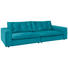 SOFA in Textil Petrol - Petrol/Schwarz, Design, Kunststoff/Textil (290 87 122cm) - Ambiente SOFA in Textil Petrol - Petrol/Schwarz, Design, Kunststoff/Textil (290 87 122cm) - Ambiente