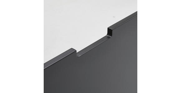 HIGHBOARD in 120/130/40 cm - Anthrazit/Schwarz, Design, Holzwerkstoff/Metall (120/130/40cm) - Novel
