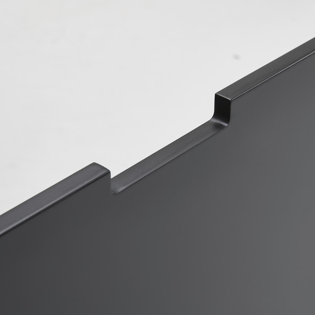 HIGHBOARD  in 120/130/40 cm  - Anthrazit/Schwarz, Design, Holzwerkstoff/Metall (120/130/40cm) - Novel
