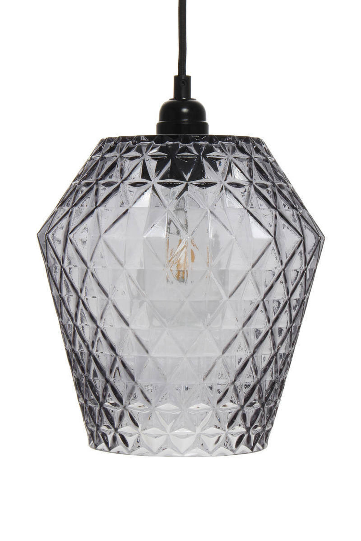 HÄNGELEUCHTE  20/27/20 cm   - Grau, Trend, Glas (20/27/20cm) - Kayoom