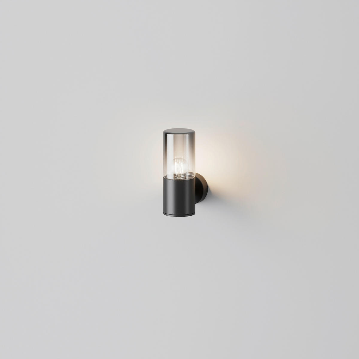 AUSSENWANDLEUCHTE Outdoor 8/21 cm  - Dunkelgrau, Design, Glas/Metall (8/21cm) - MAYTONI