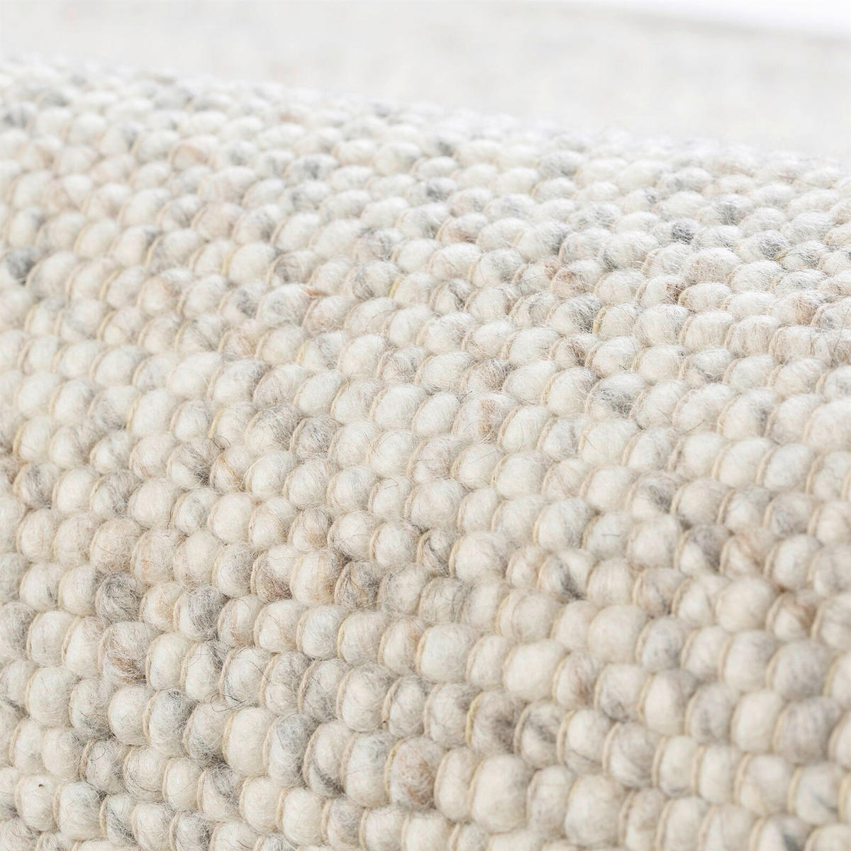 FLACHWEBETEPPICH Wohnzimmer 80/150 cm Elfenbein rechteckig  - Elfenbein, Basics, Textil (80/150cm) - Kayoom