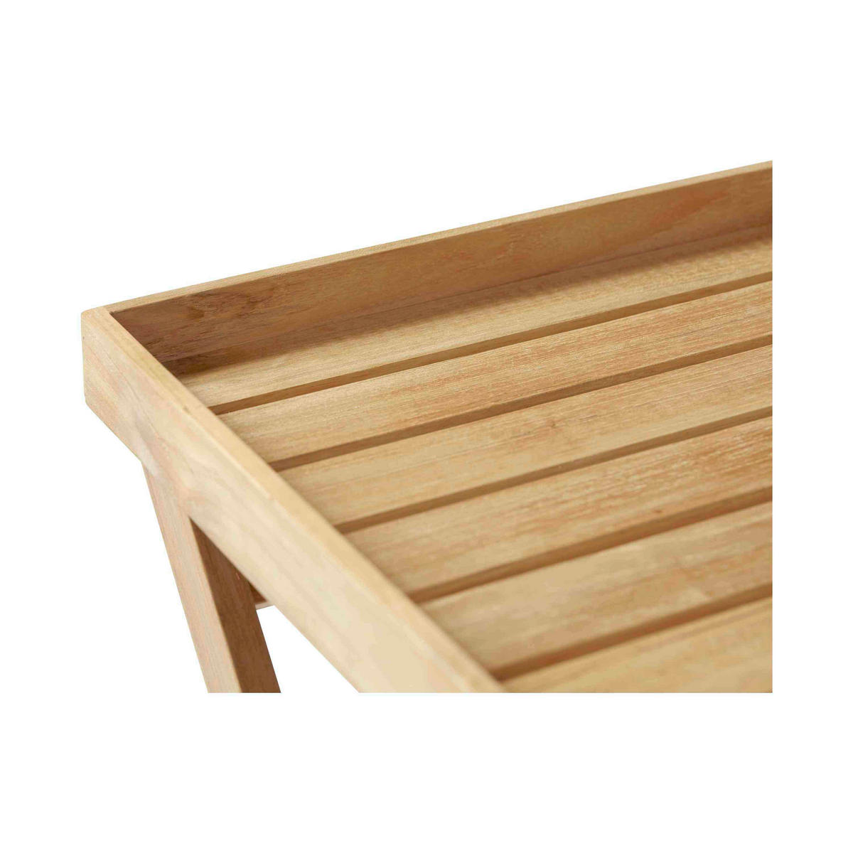 TABLETTTISCH 60/40/65 cm Teakholz vollmassiv Teakfarben  - Teakfarben, KONVENTIONELL, Holz (60/40/65cm) - MID.YOU