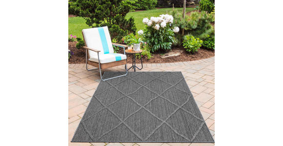 OUTDOORTEPPICH 80/150 cm Patara Grau - Grau, Design, Textil (80/150cm) - Novel
