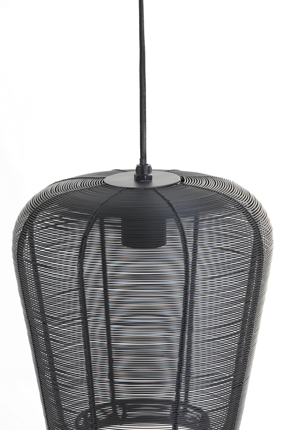 HÄNGELEUCHTE Adeta 23/25 cm   - Schwarz, Design, Metall (23/25cm) - Light & Living