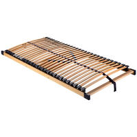 LATTENROST 90/190 cm Mittelzone verstellbar, Birke  - Birkefarben/Buchefarben, Basics, Holz/Kunststoff (90/190cm) - Sleeptex