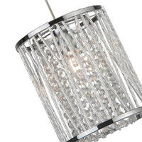 KRISTALL-HÄNGELEUCHTE 21/145 cm   - Chromfarben, KONVENTIONELL, Glas/Metall (21/145cm)