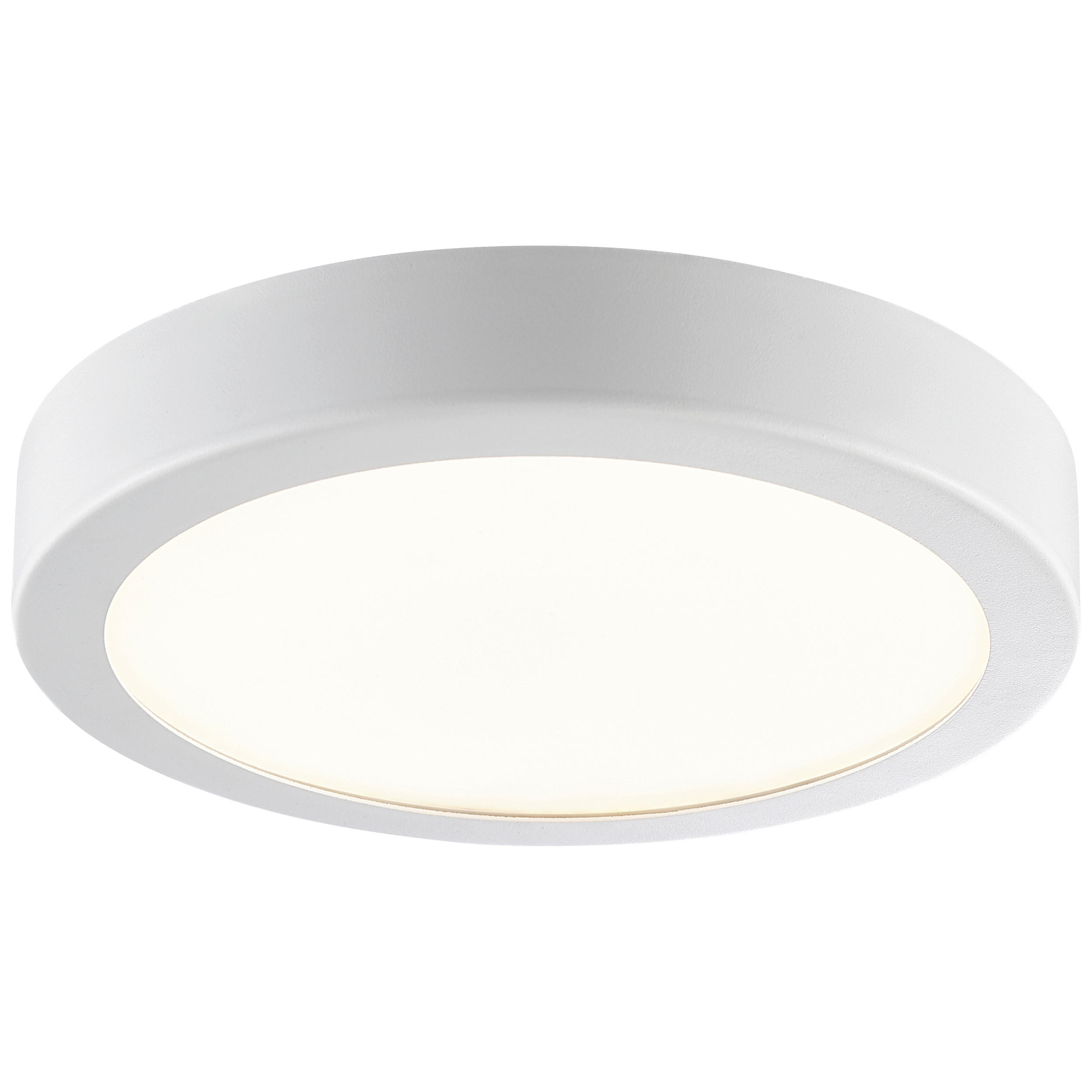LED-DECKENLEUCHTE 25/4 cm   - Weiß, Basics, Kunststoff/Metall (25/4cm) - Brilliant