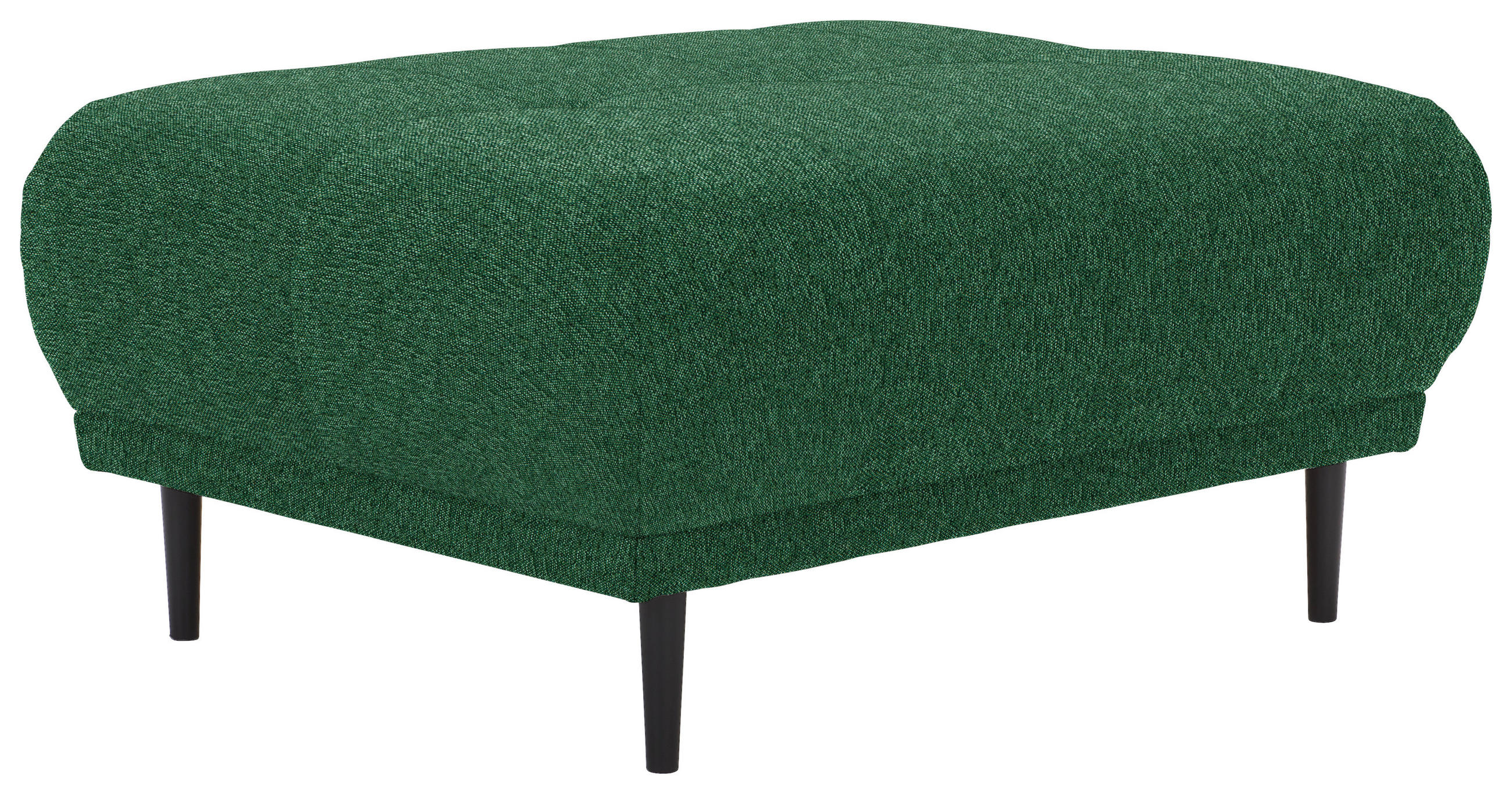 HOCKER in Textil Waldgrün  - Waldgrün/Schwarz, Design, Holz/Textil (93/45/77cm) - Stylife