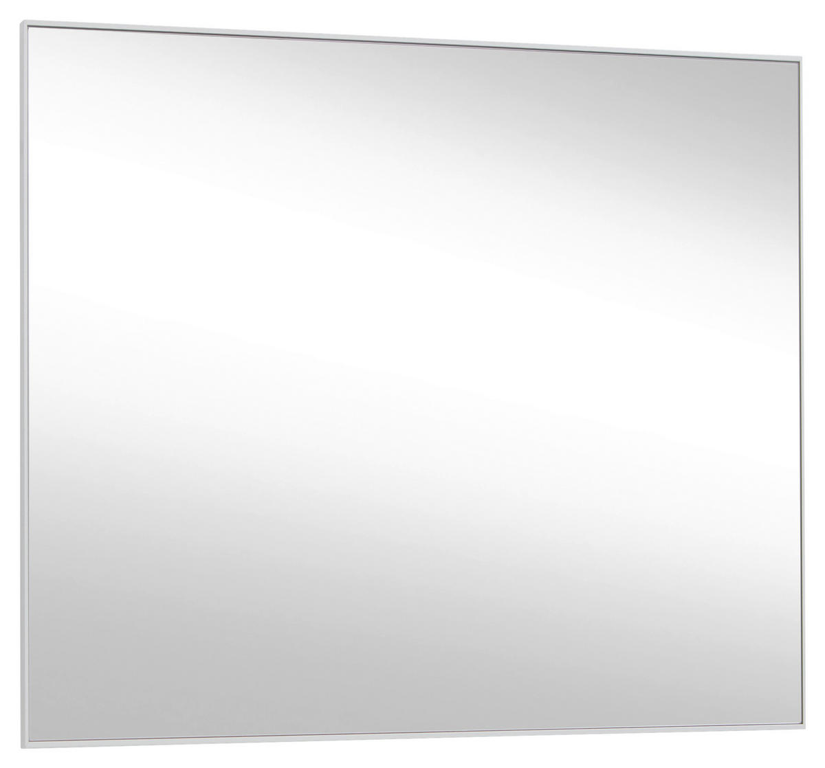 STENSKO OGLEDALO, 80/60/3 cm steklo  - barve aluminija, Design, steklo/leseni material (80/60/3cm) - Novel