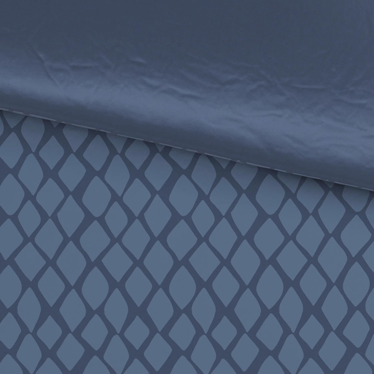 BETTWÄSCHESET STRIPES DK Satin 160/210 cm  65 cm/100 cm  - Hellblau, Design, Textil (160/210cm) - Dieter Knoll