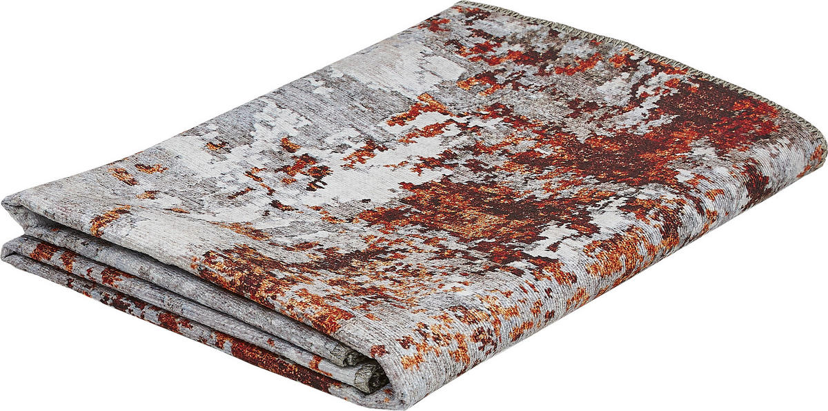 VINTAGE-TEPPICH 200/290 cm Lago  - gris/couleur rouille, Design, textile (200/290cm) - Novel